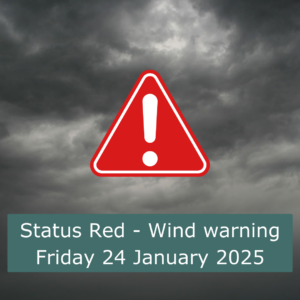 Status Red Wind Warning